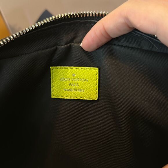 Louis Vuitton Women's Taigarama Coated Canvas Outdoor Monogram Bum Bag Yellow OS - Picture 5 of 15